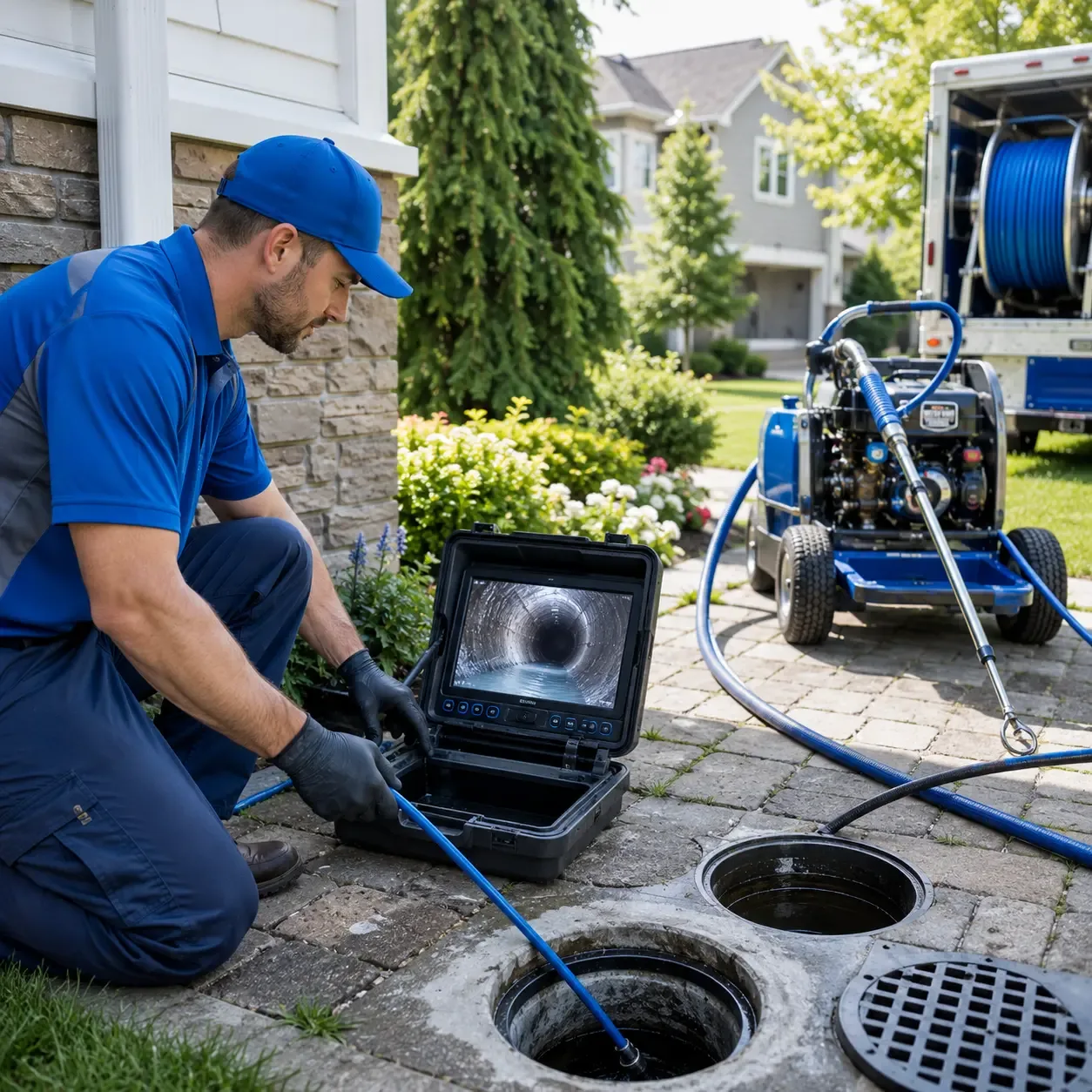 Outdoor drain cleaning professionals serving Cedarville, IL